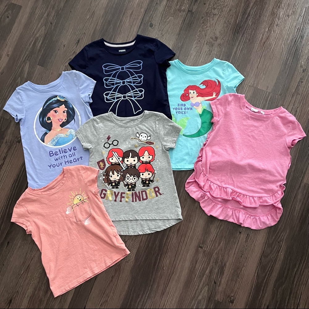 Toddler T-Shirt Bundle (Disney, Harry Potter, Gap, Gymboree) Size 4/4T